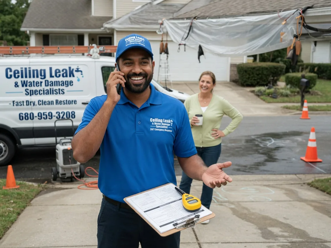 Ceiling Leak Cleanup Page, NE FAQs
